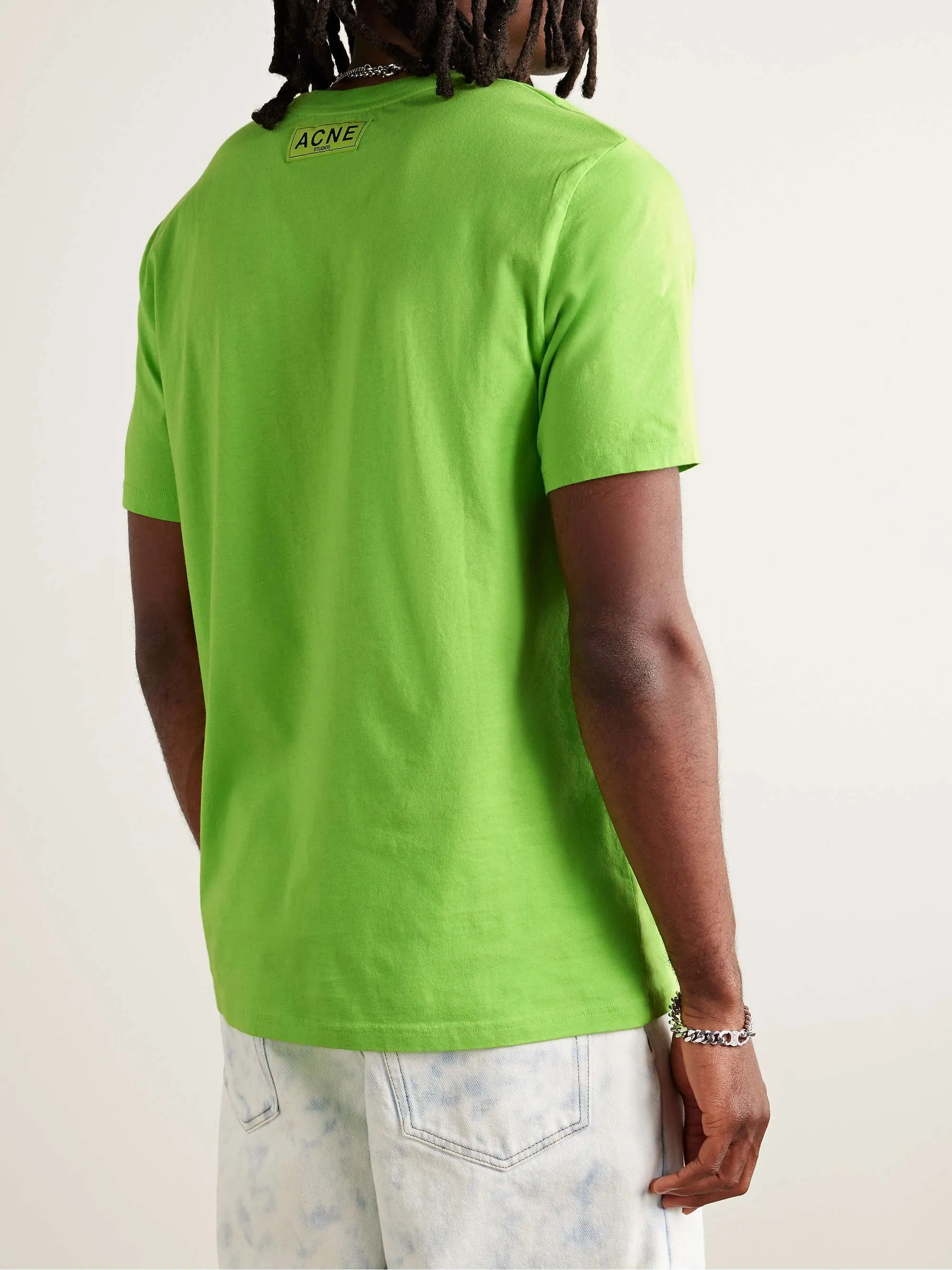 Acne Studios  |Cotton Short Sleeves Designers T-Shirts