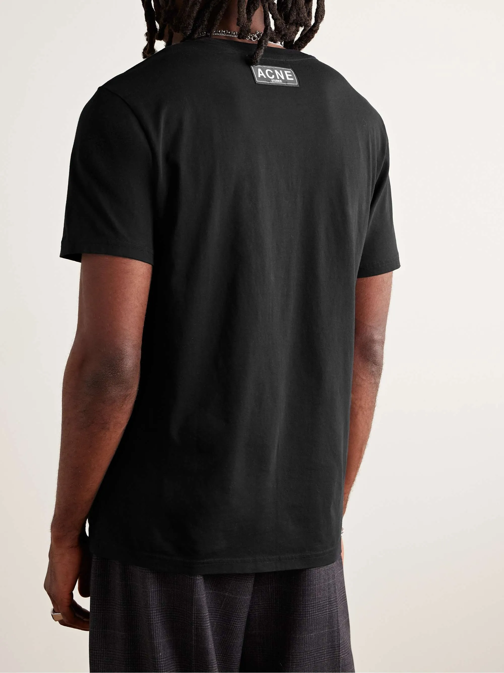 Acne Studios  |Cotton Short Sleeves Designers T-Shirts