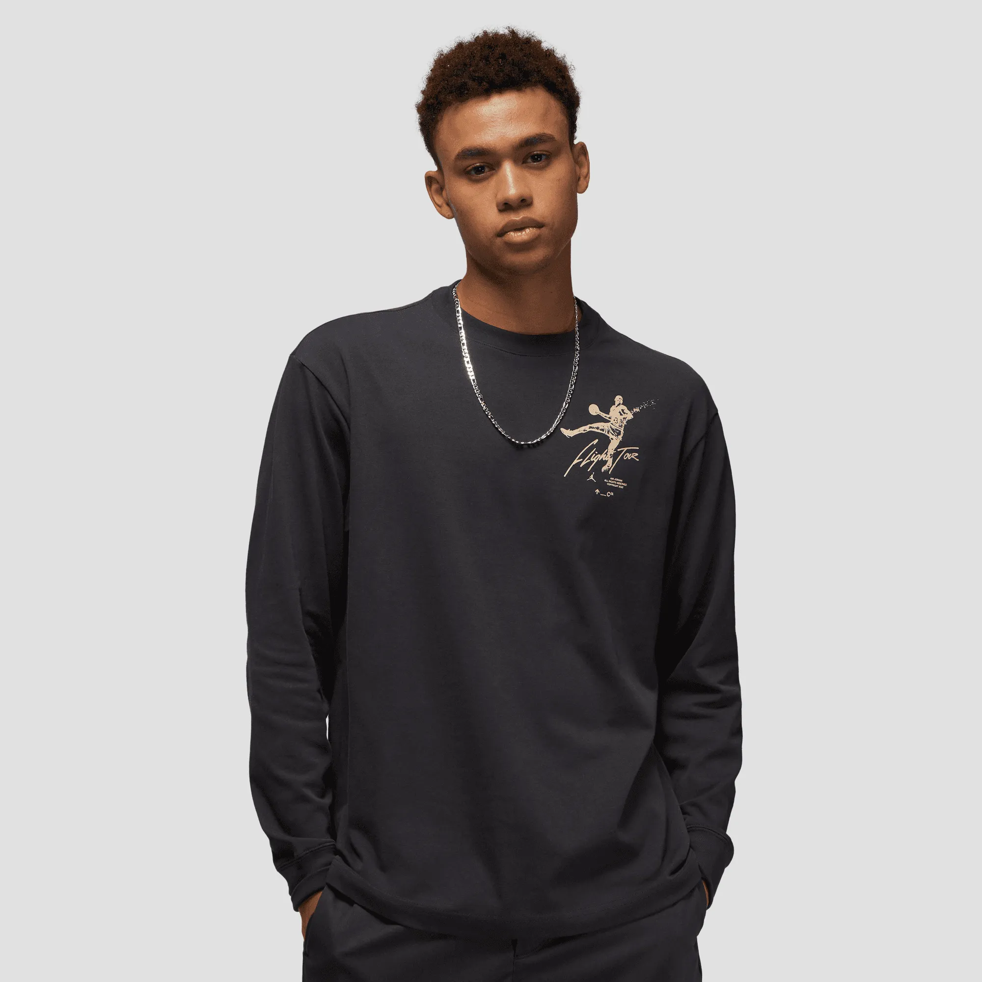 Air Jordan Flight Heritage 85 Black Shirt