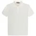 Canali Textured Knitted Polo White