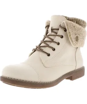 Cliffs by White Mountain Duena Womens Knit Fold-Over Booties