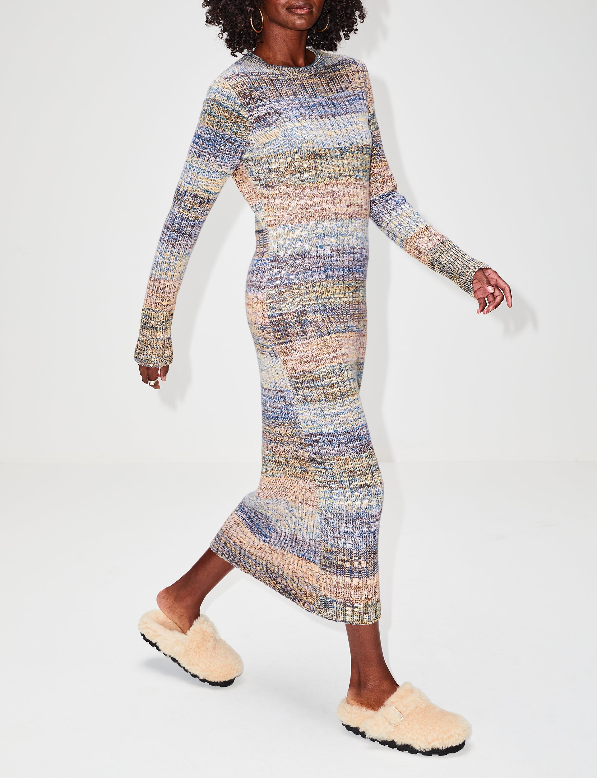 Cosmic Rib Knit Dress