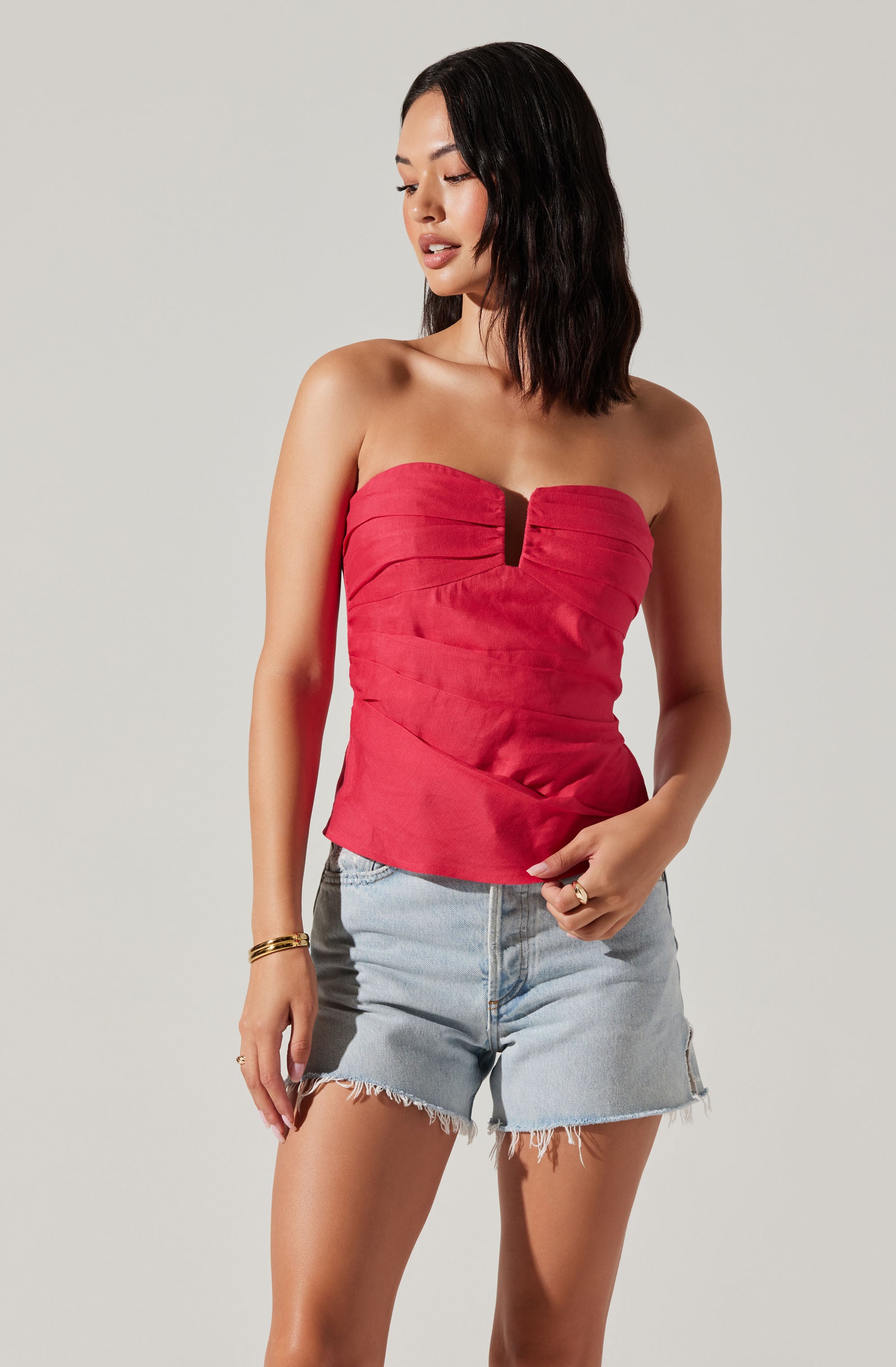 Dahlea Strapless Top