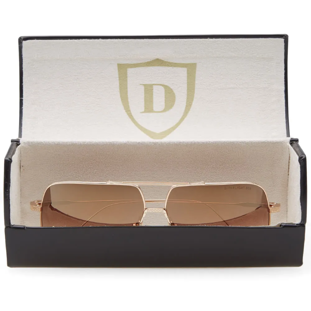 Dita Flight.005 Sunglasses12K Gold & Dark Brown