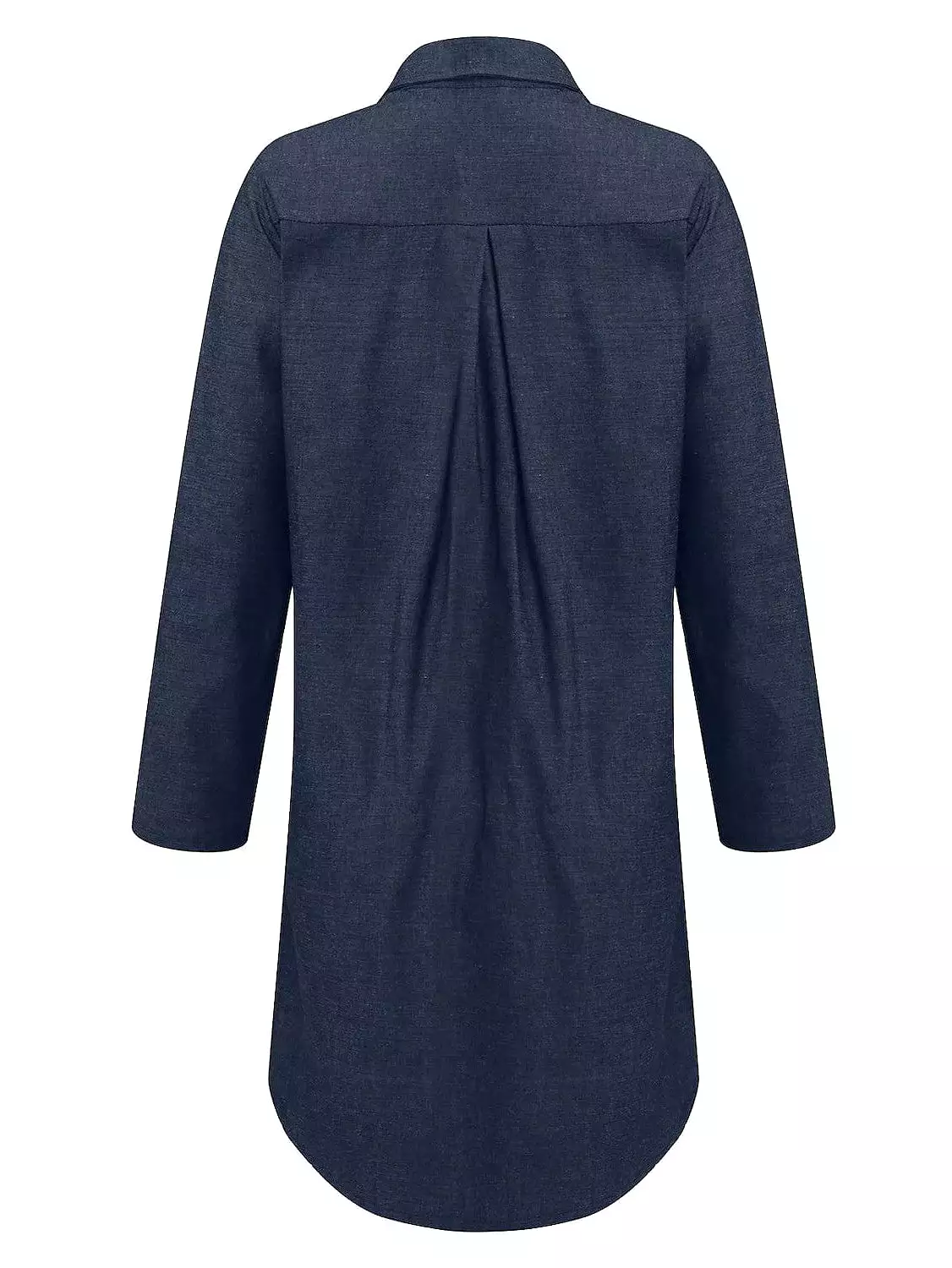 Elegant Women's Shift Dress with Shirt Collar and Pockets for Winter and Spring