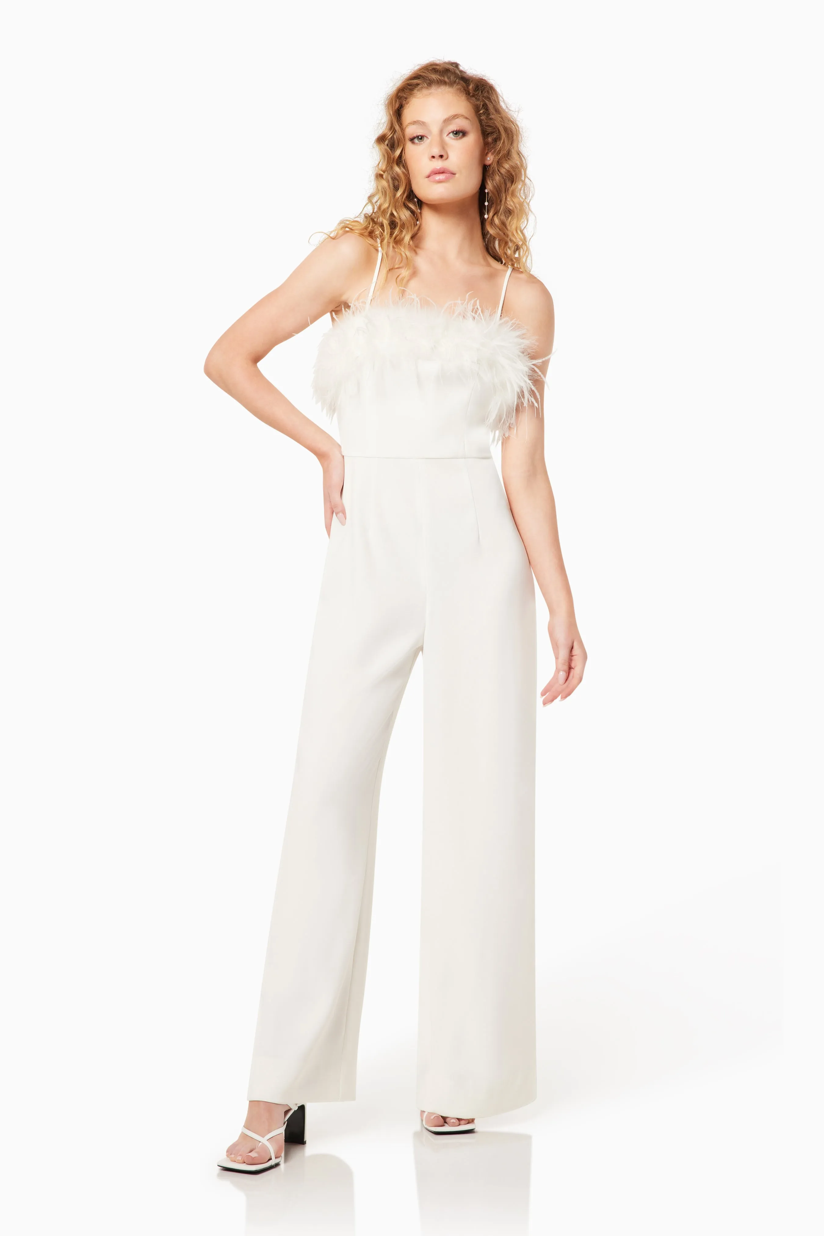 Elliatt Collective Isolde Jumpsuit - White