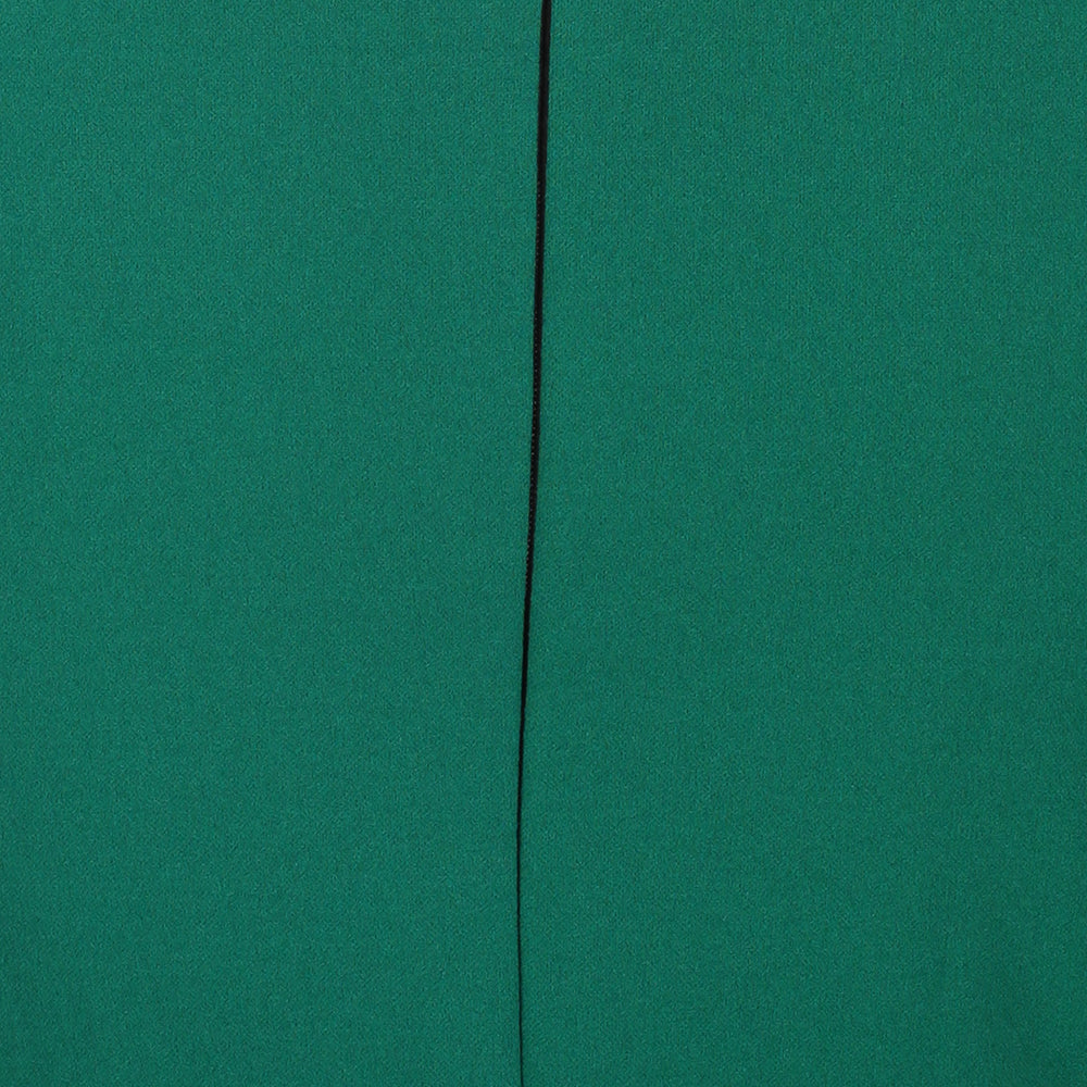 Emerald Green Capped Sleeve Ruched Bodycon Pencil Dress