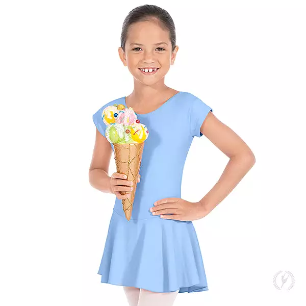 Eurotard Child Angelica Bow Back Leotard with Skirt - 44285