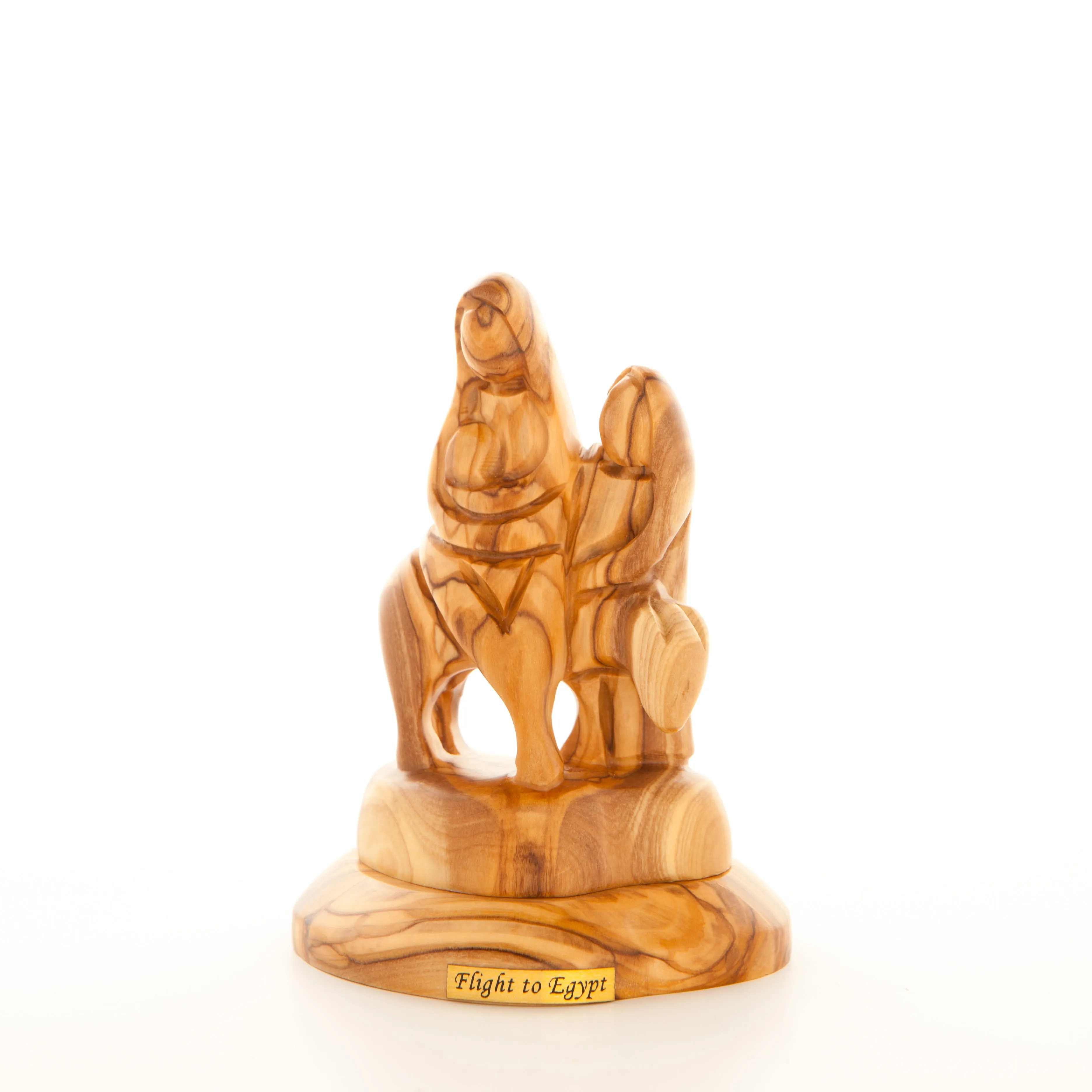 Flight into Egypt, Olive Wood Figurine 4.9