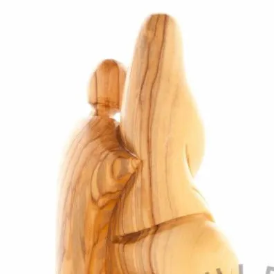 Flight into Egypt, Wooden Figurine, 6.3