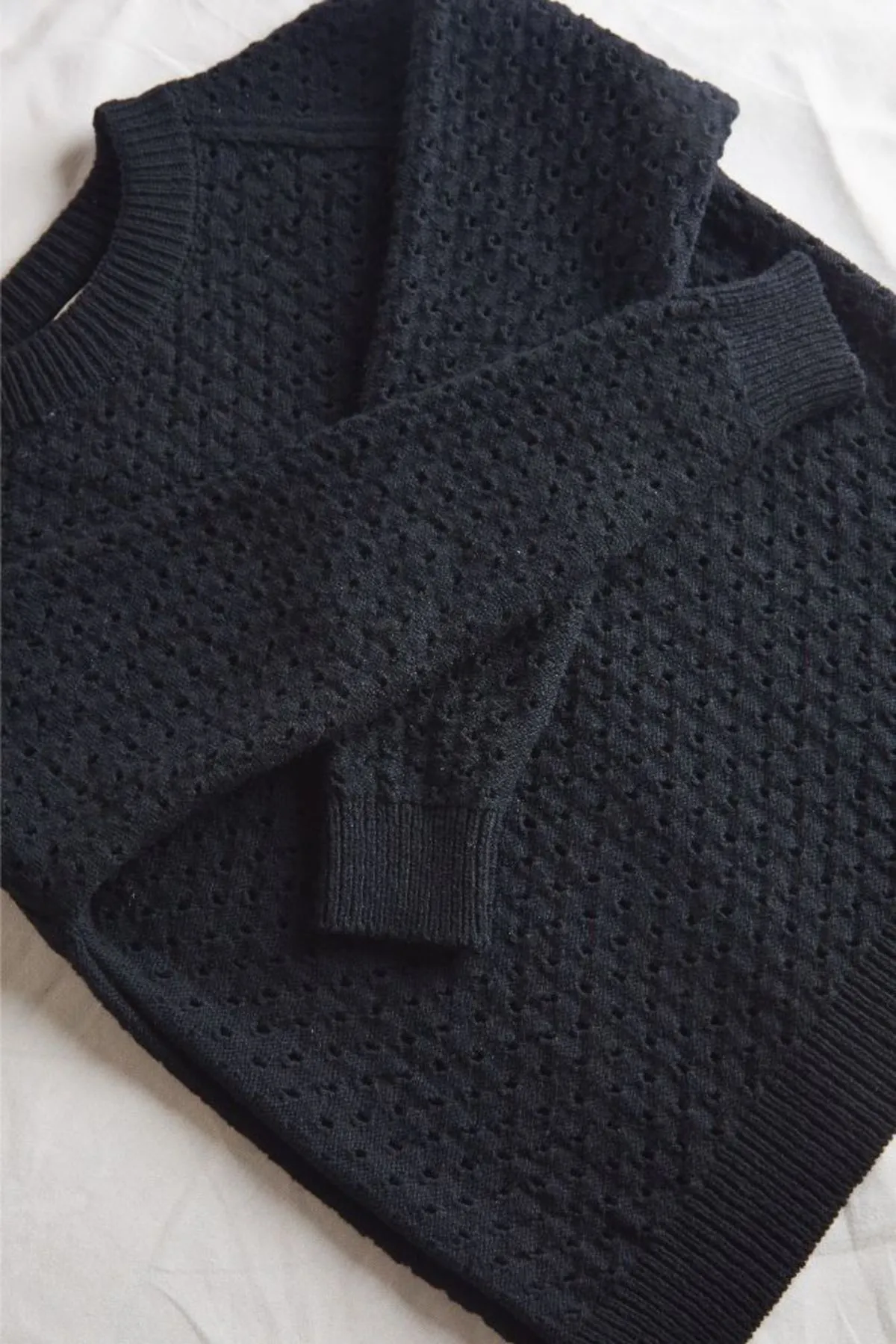 FLORENCE Wool Sweater - Black