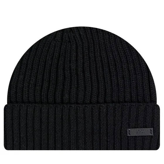 HUGO BOSS 'Umarino' Knitted Beanie Black