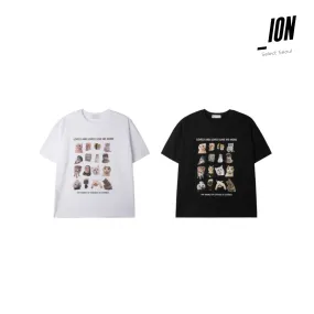 IONSEOUL  |Unisex Street Style Cotton Short Sleeves Logo T-Shirts