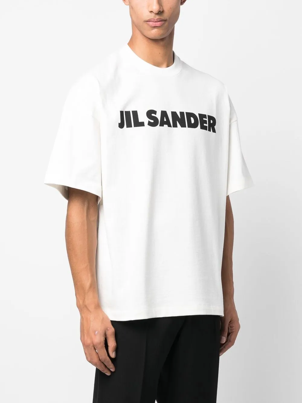 Jil Sander  |Cotton Logo Designers T-Shirts