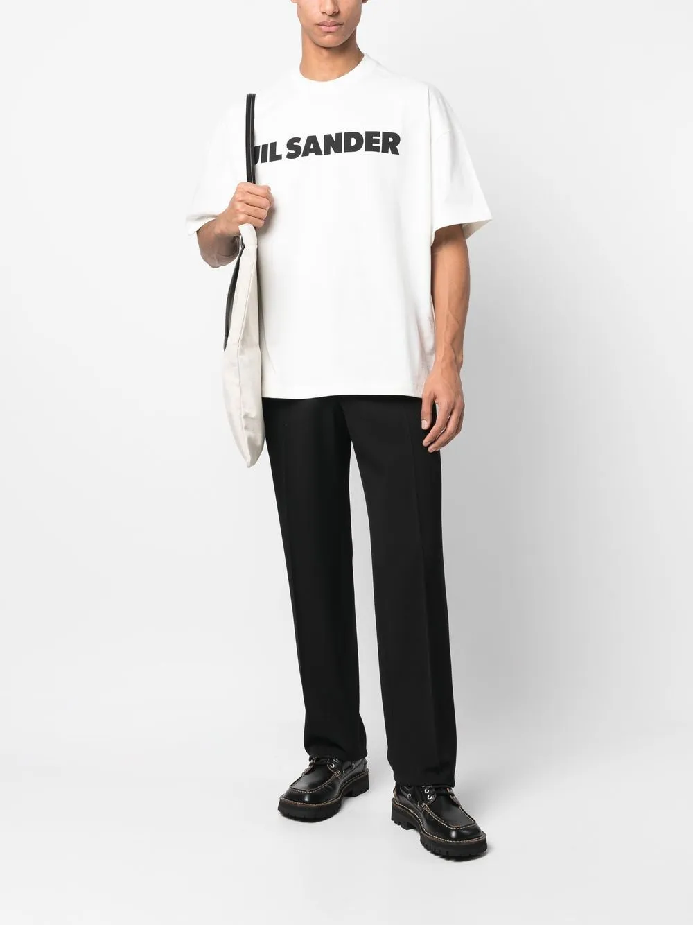 Jil Sander  |Cotton Logo Designers T-Shirts