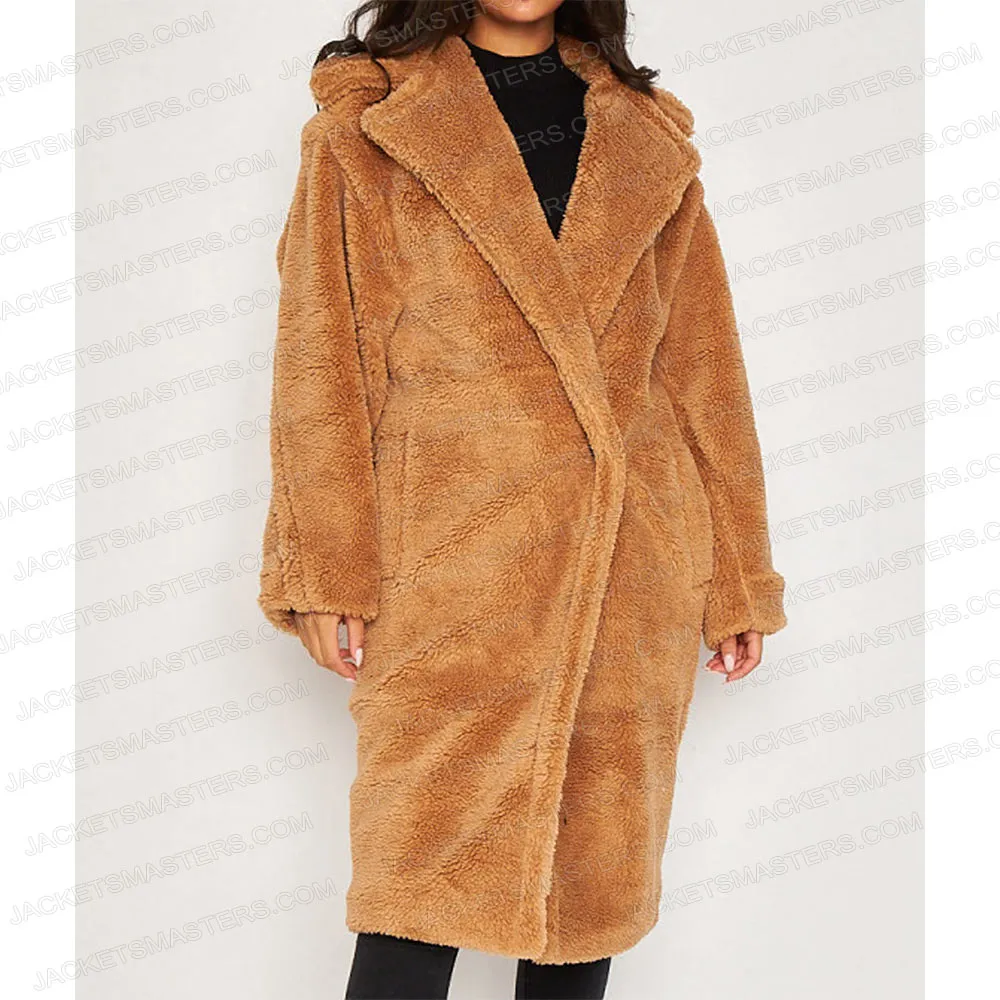 Kane Lim Bling Empire Brown Fur Coat