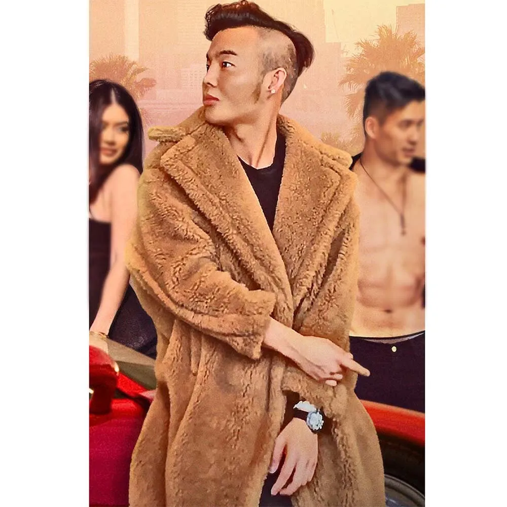 Kane Lim Bling Empire Brown Fur Coat