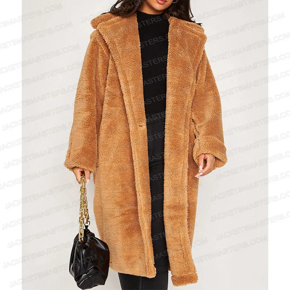 Kane Lim Bling Empire Brown Fur Coat