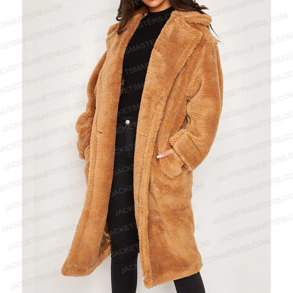 Kane Lim Bling Empire Brown Fur Coat