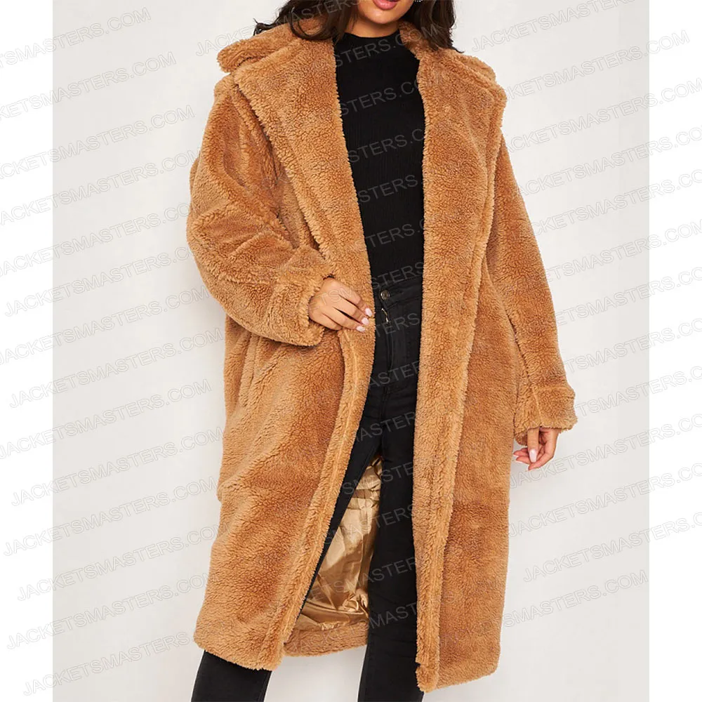 Kane Lim Bling Empire Brown Fur Coat