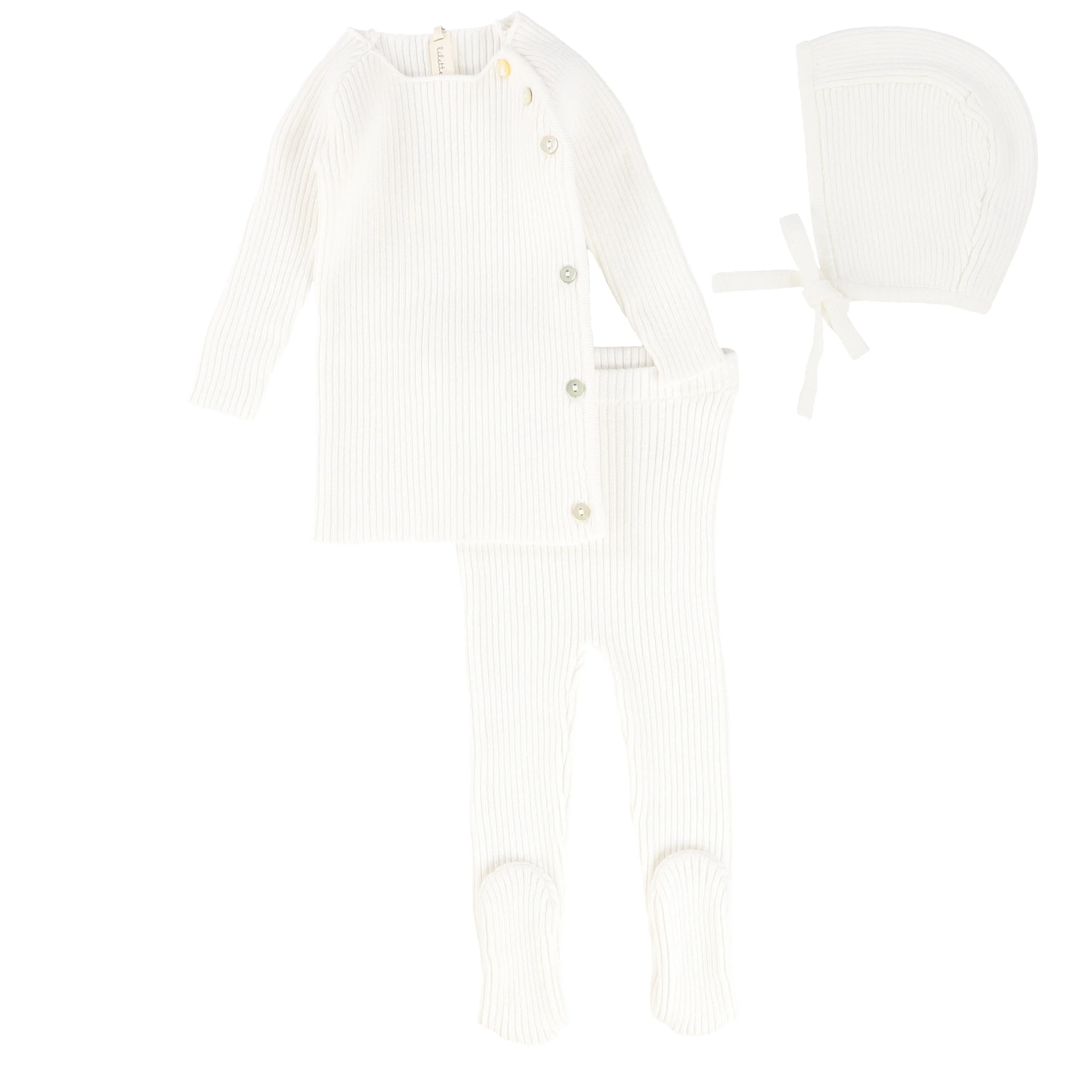 Lilette by Lil Legs White Knit Set