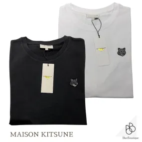 MAISON KITSUNE  |Plain Cotton Logo Designers T-Shirts