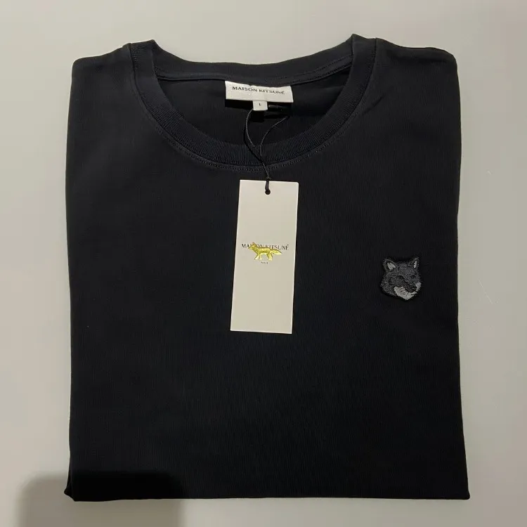 MAISON KITSUNE  |Plain Cotton Logo Designers T-Shirts