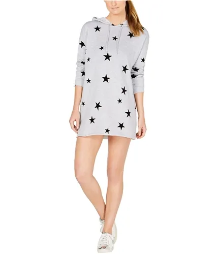 Material Girl Womens Star Hoodie Dress