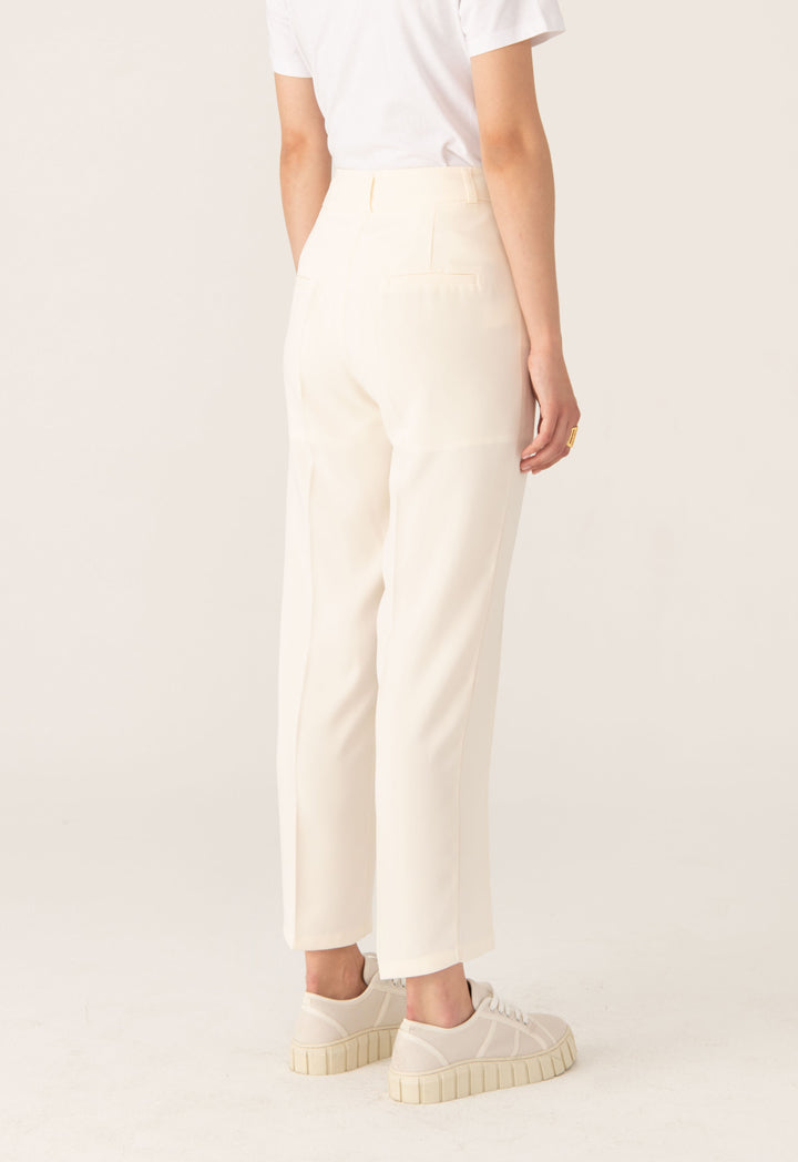 Mid Rise Comfy Fit Solid Trouser