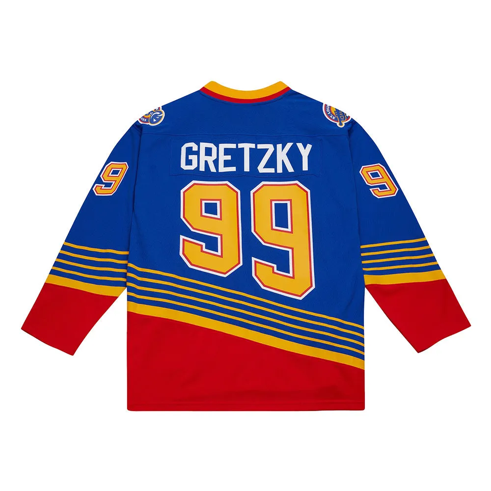 Mitchell & Ness St Louis Blues Blue Line Hockey Jersey - 1995 Gretzky