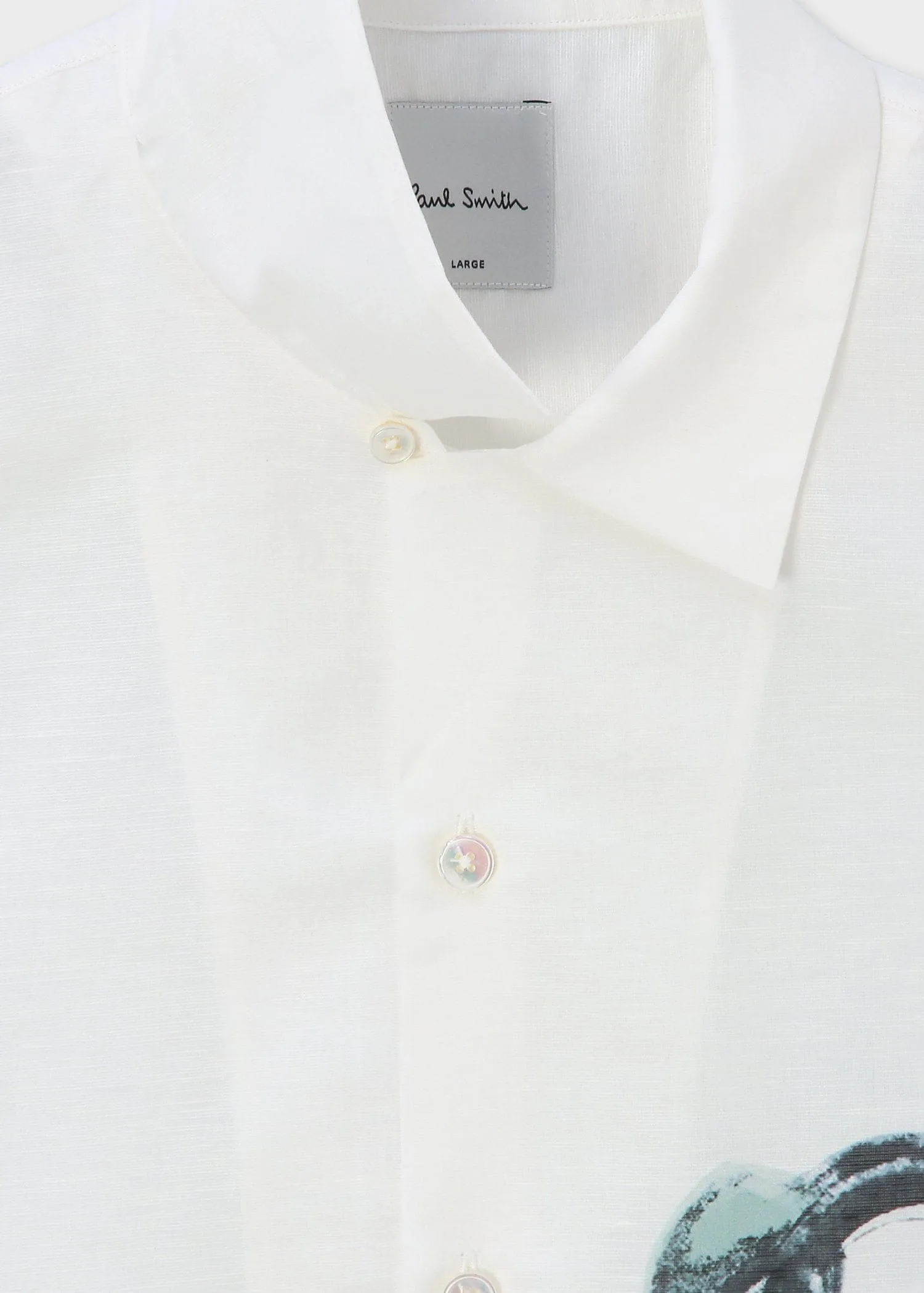 Paul Smith  |Flower Patterns Linen Plain Cotton Short Sleeves Shirts