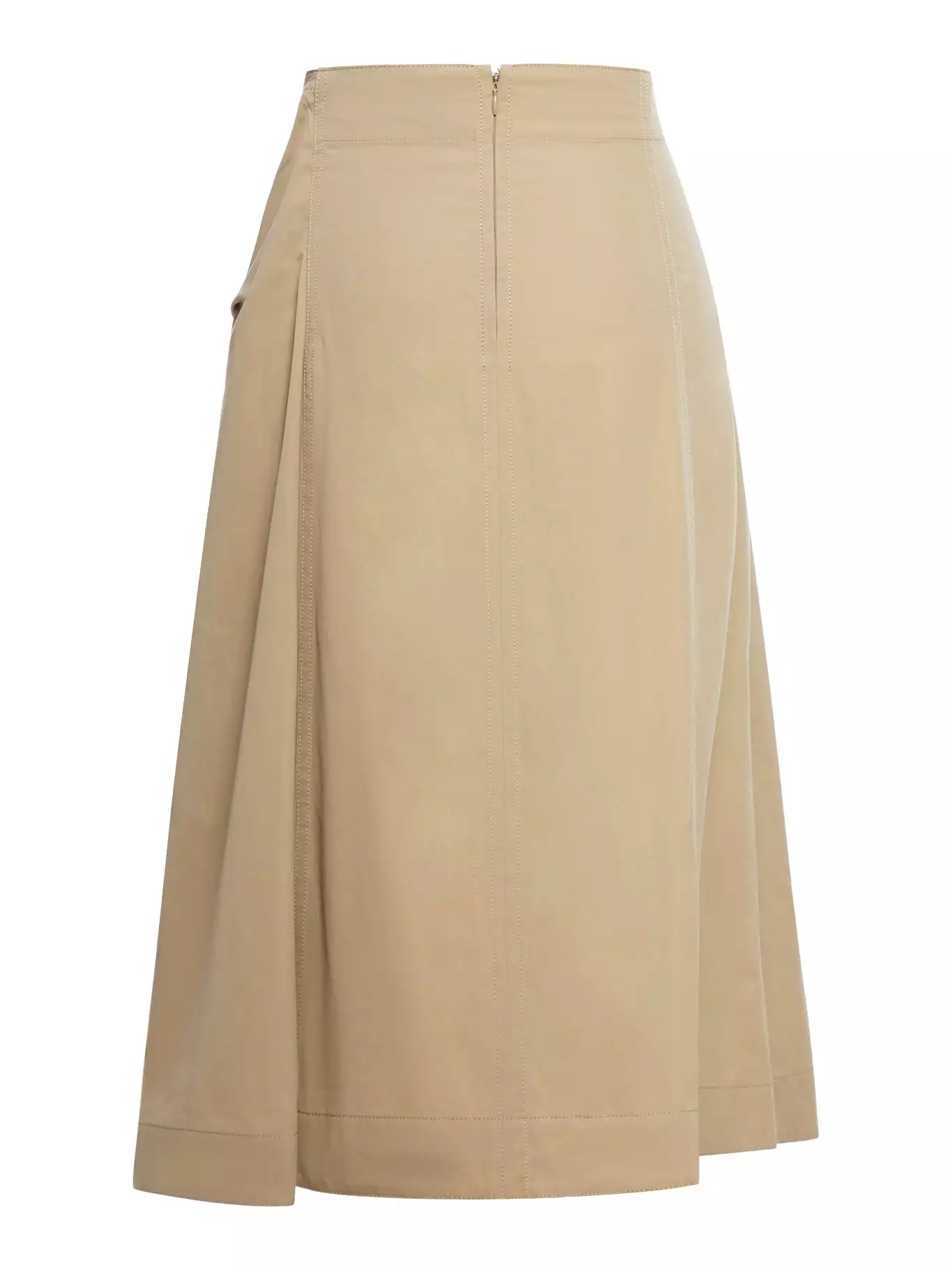 POPLIN SKIRT WITH KNOT