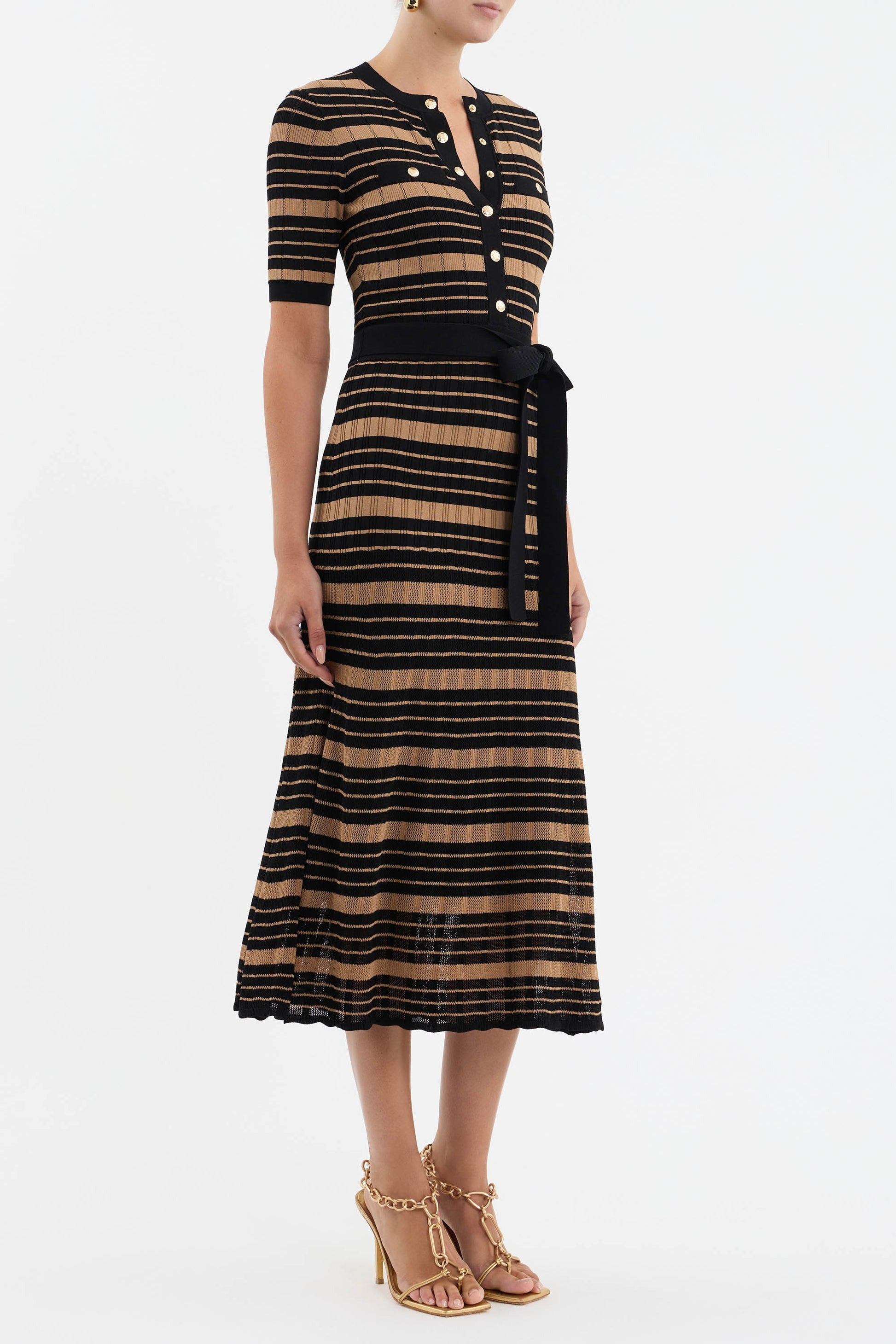 Rebecca Vallance Rivoli Knit Midi Dress