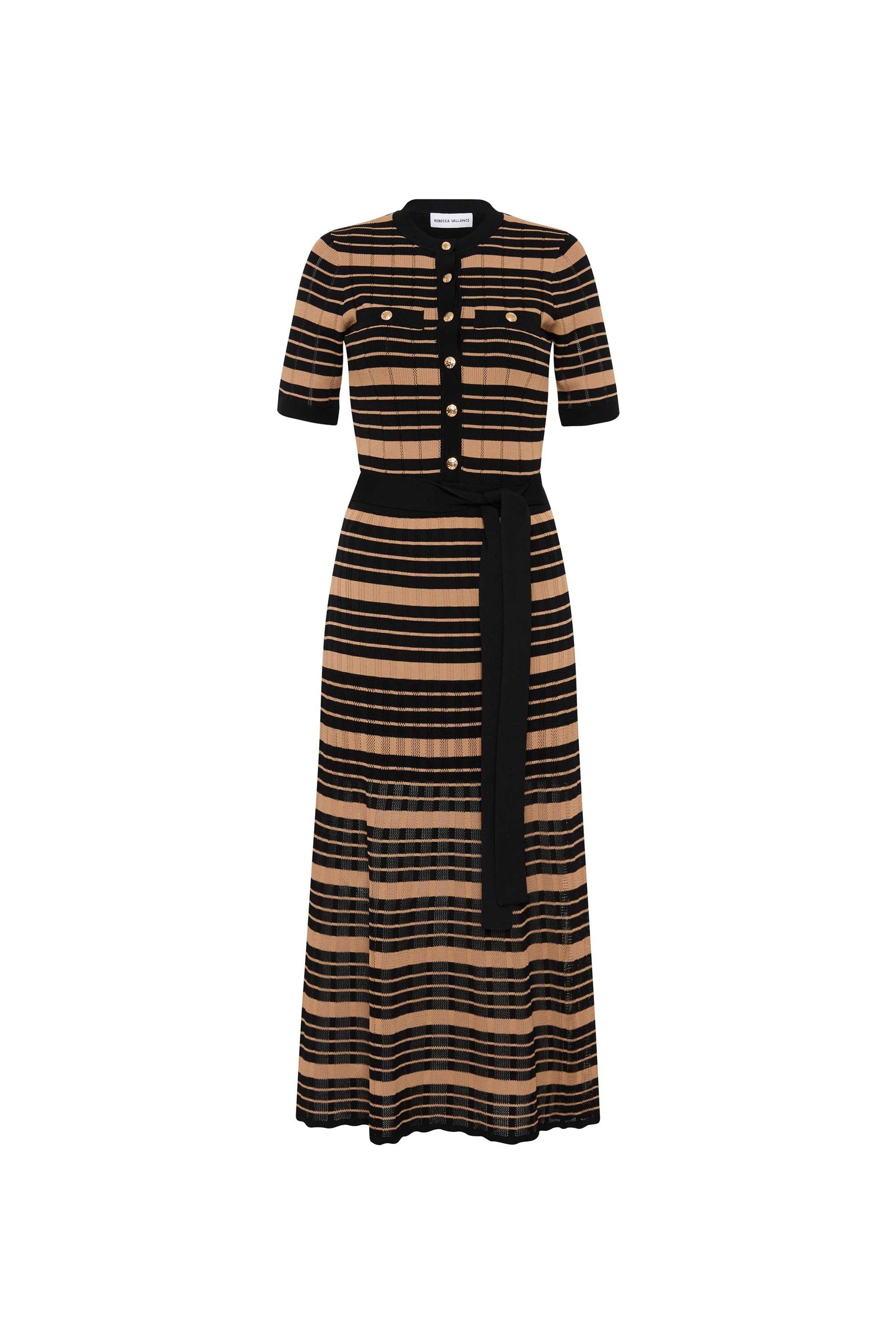 Rebecca Vallance Rivoli Knit Midi Dress