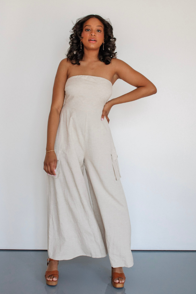 Sand Tropez Strapless Jumpsuit