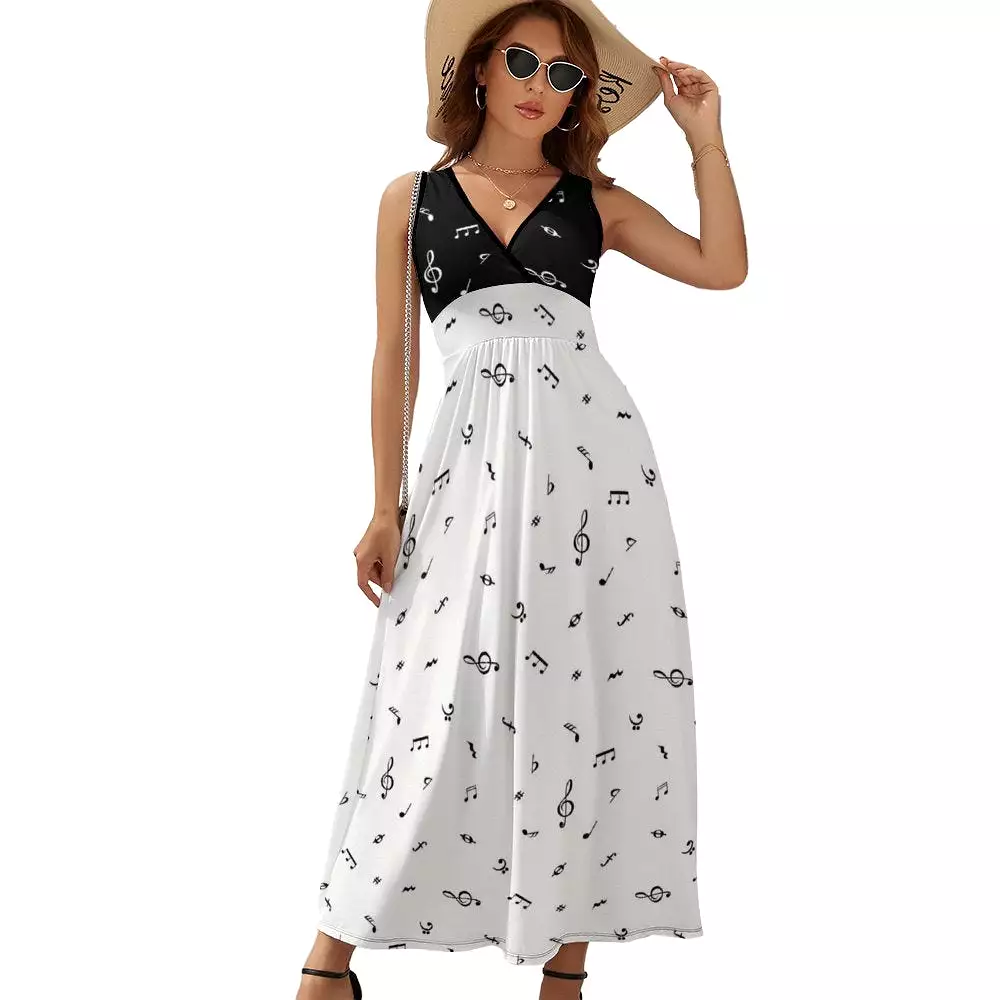 Sleeveless Long Dress (NZ028) Sleeveless dress