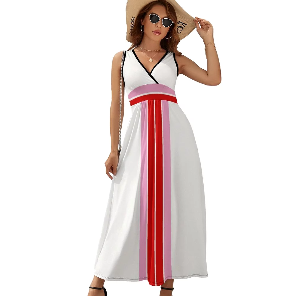 Sleeveless Long Dress (NZ028) Sleeveless dress