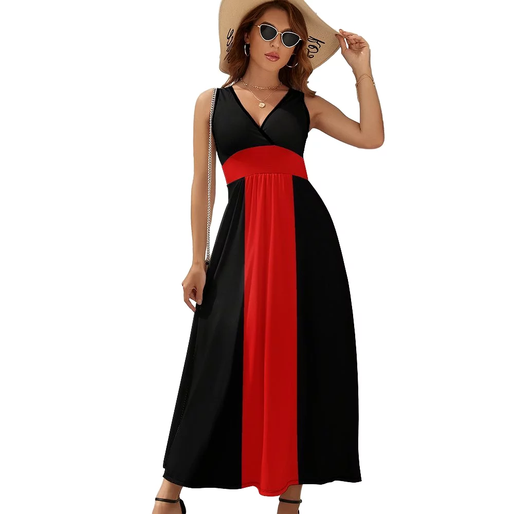 Sleeveless Long Dress (NZ028) Sleeveless dress