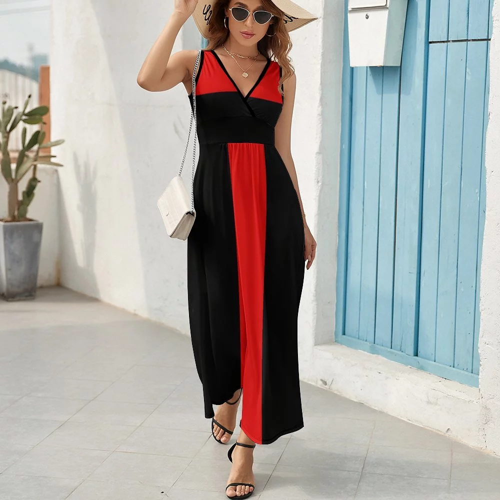 Sleeveless Long Dress (NZ028) Sleeveless dress