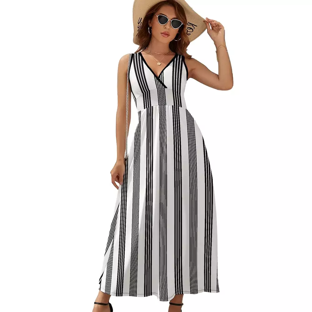 Sleeveless Long Dress (NZ028) Sleeveless dress