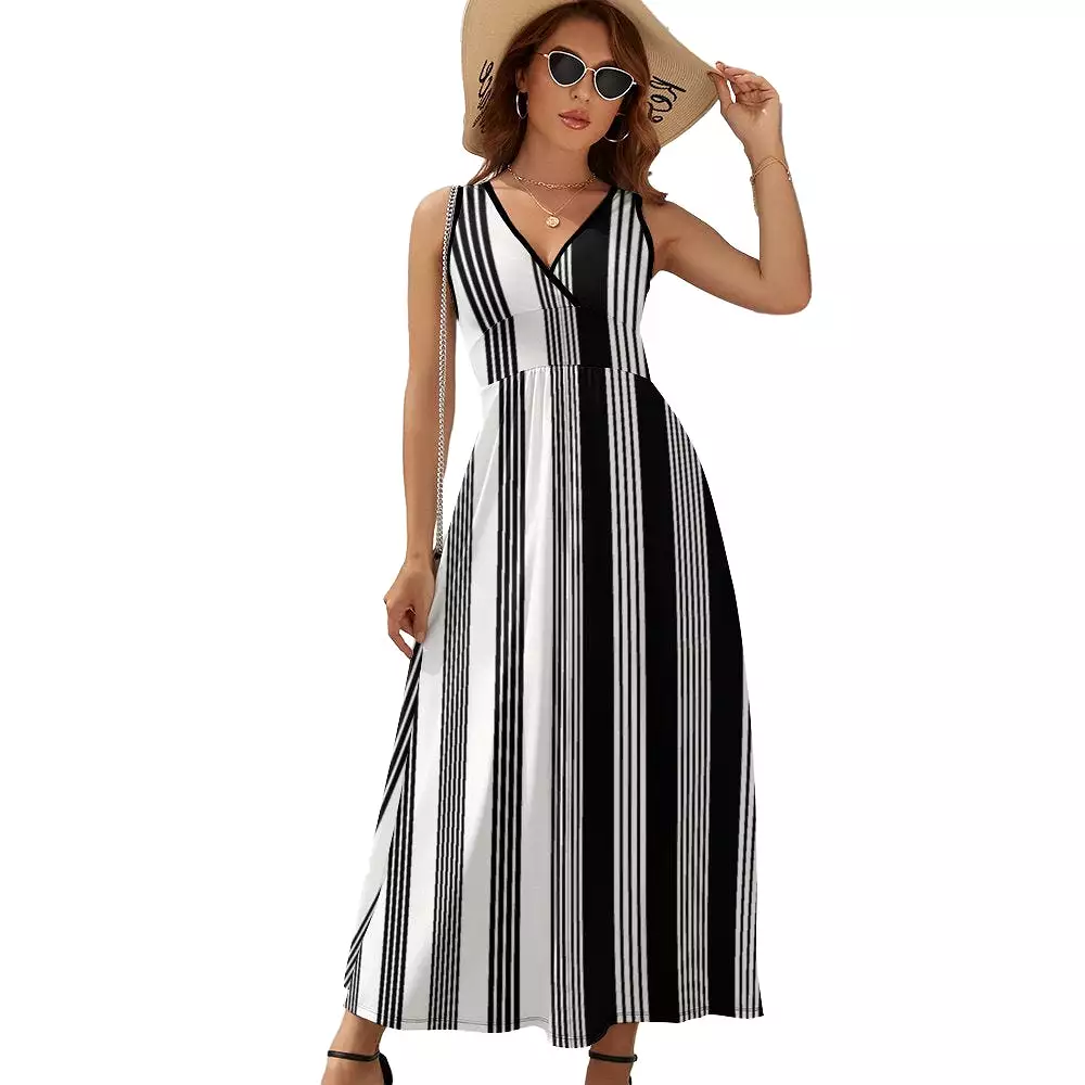 Sleeveless Long Dress (NZ028) Sleeveless dress