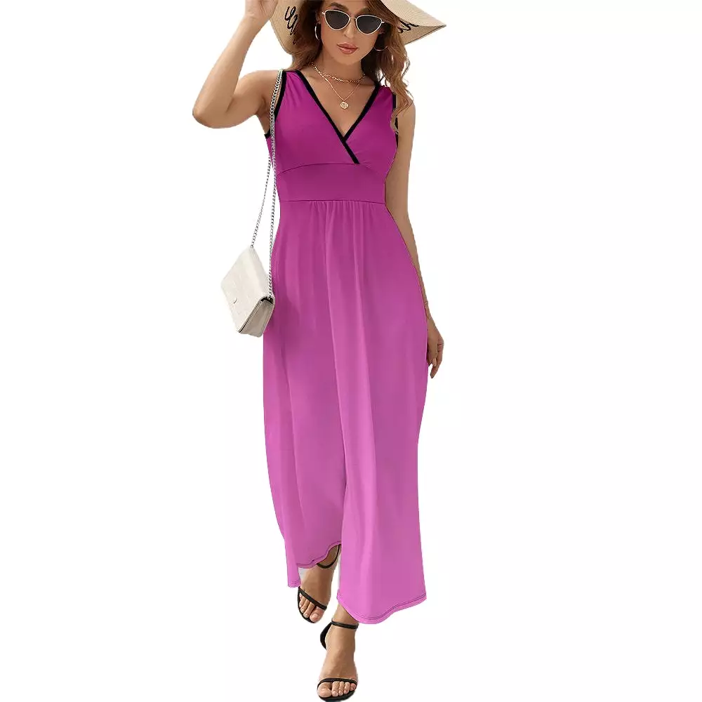 Sleeveless Long Dress (NZ028) Sleeveless dress