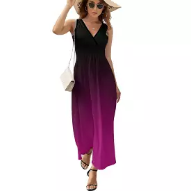 Sleeveless Long Dress (NZ028) Sleeveless dress