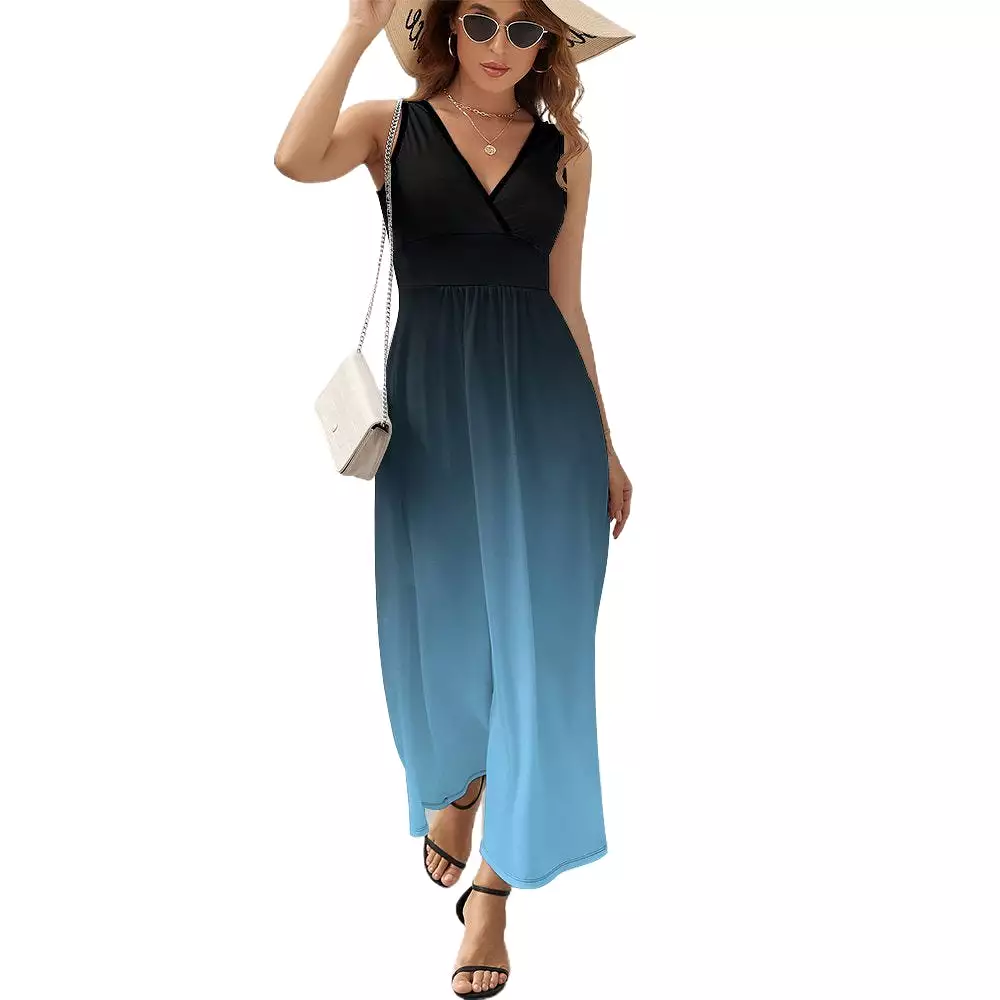 Sleeveless Long Dress (NZ028) Sleeveless dress