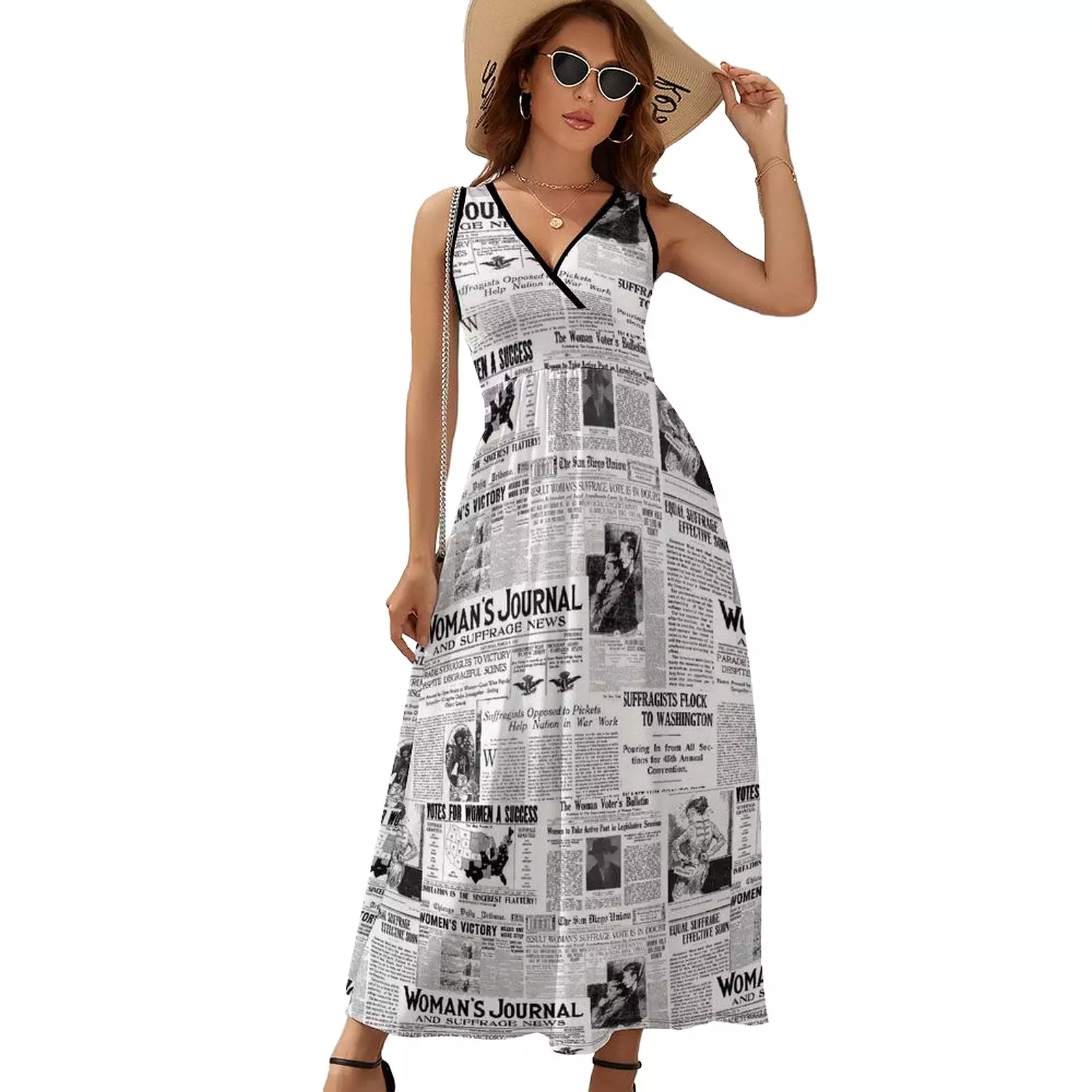 Sleeveless Long Dress (NZ028) Sleeveless dress