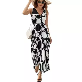 Sleeveless Long Dress (NZ028) Sleeveless dress