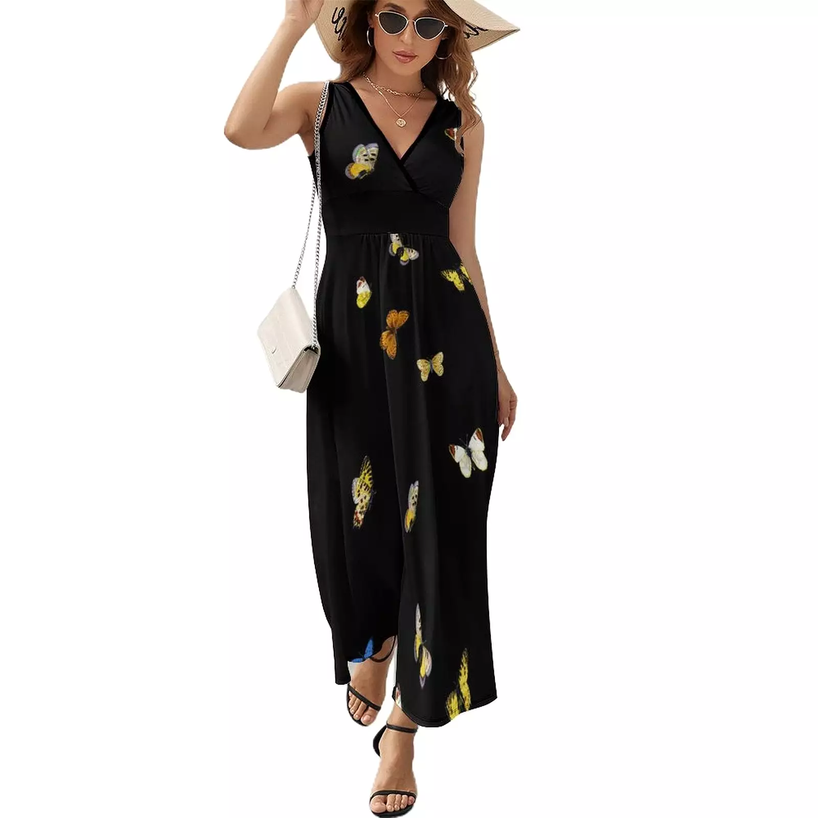 Sleeveless Long Dress (NZ028) Sleeveless dress