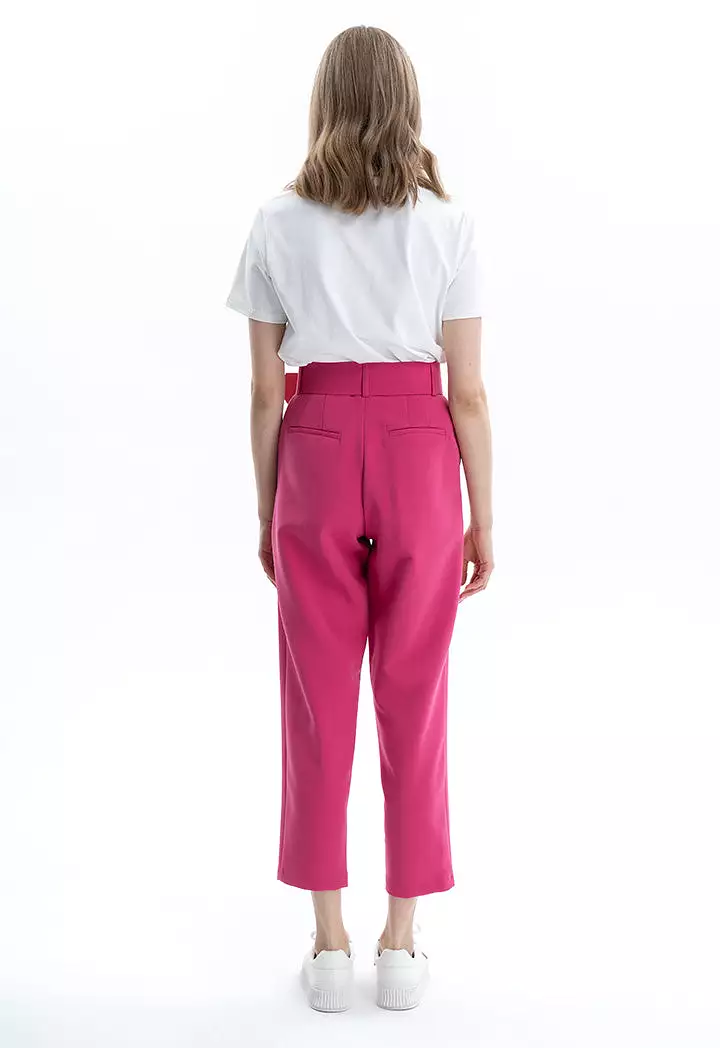 Solid Trouser with Belt