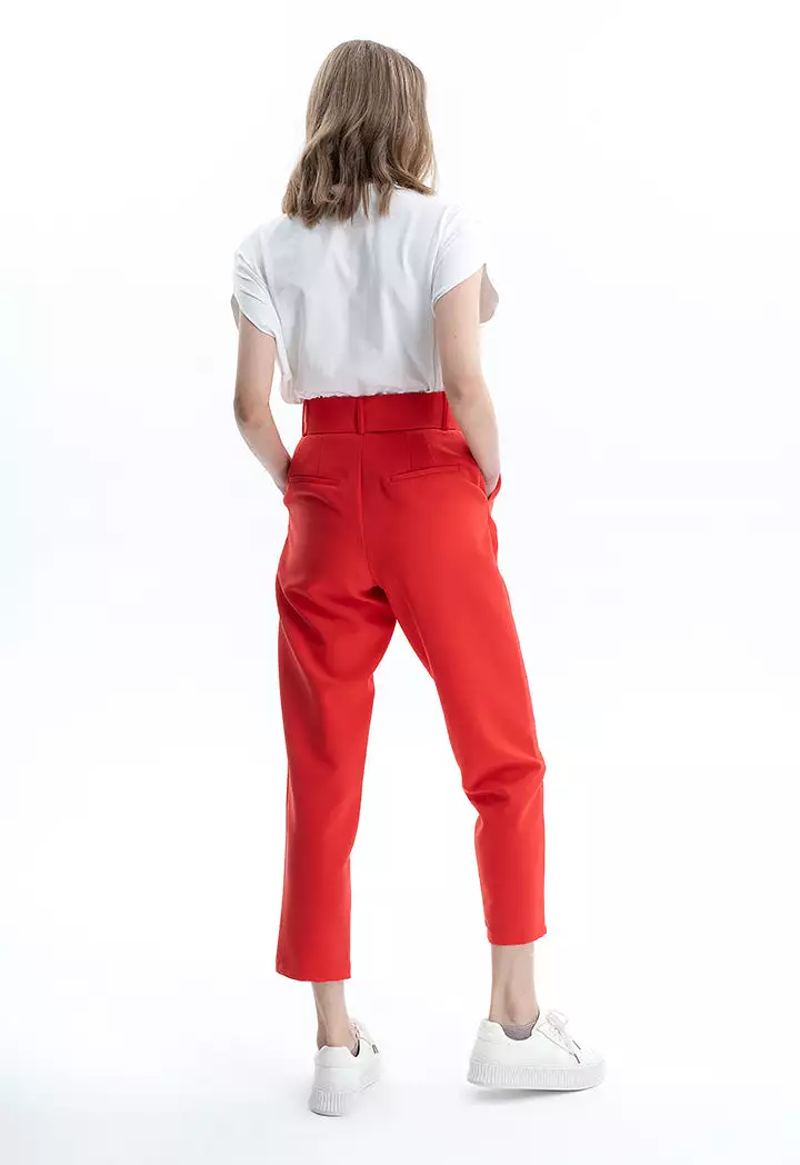 Solid Trouser with Belt