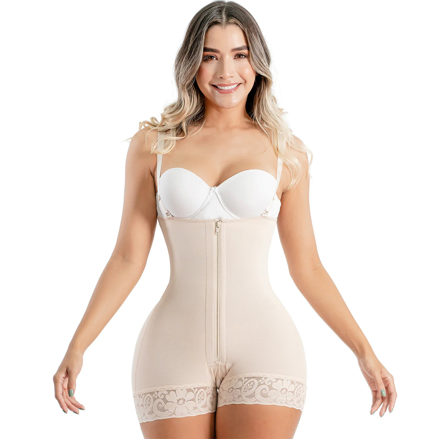 SONRYSE 095ZF | COLOMBIAN BUTT LIFTER STRAPLESS SHAPEWEAR BODYSUIT | POSTPARTUM AND DAILY USE | POWERNET